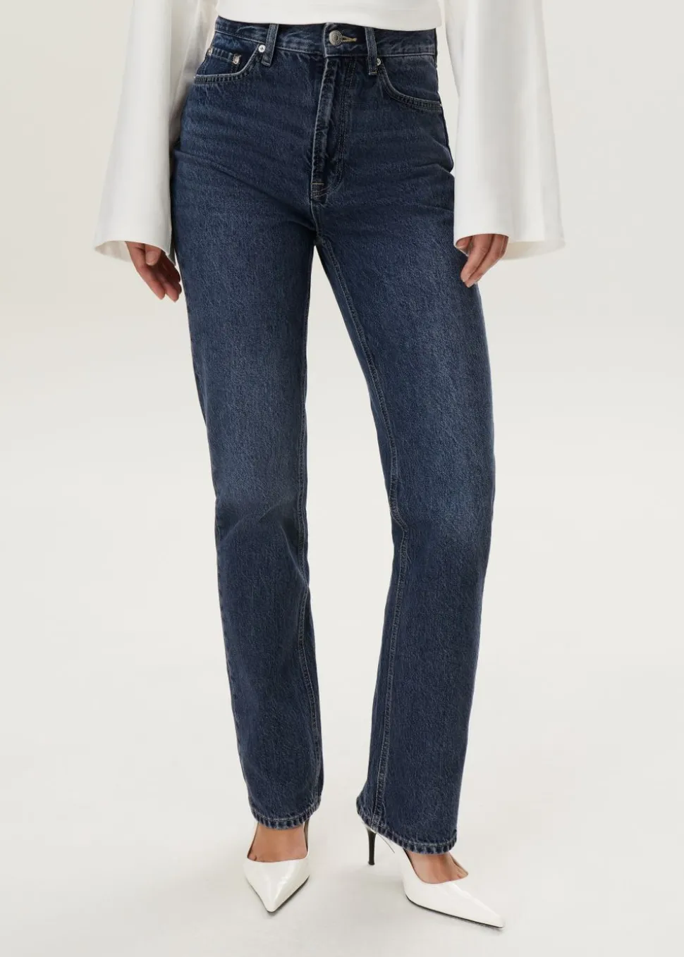 Amy - High rise straight jeans