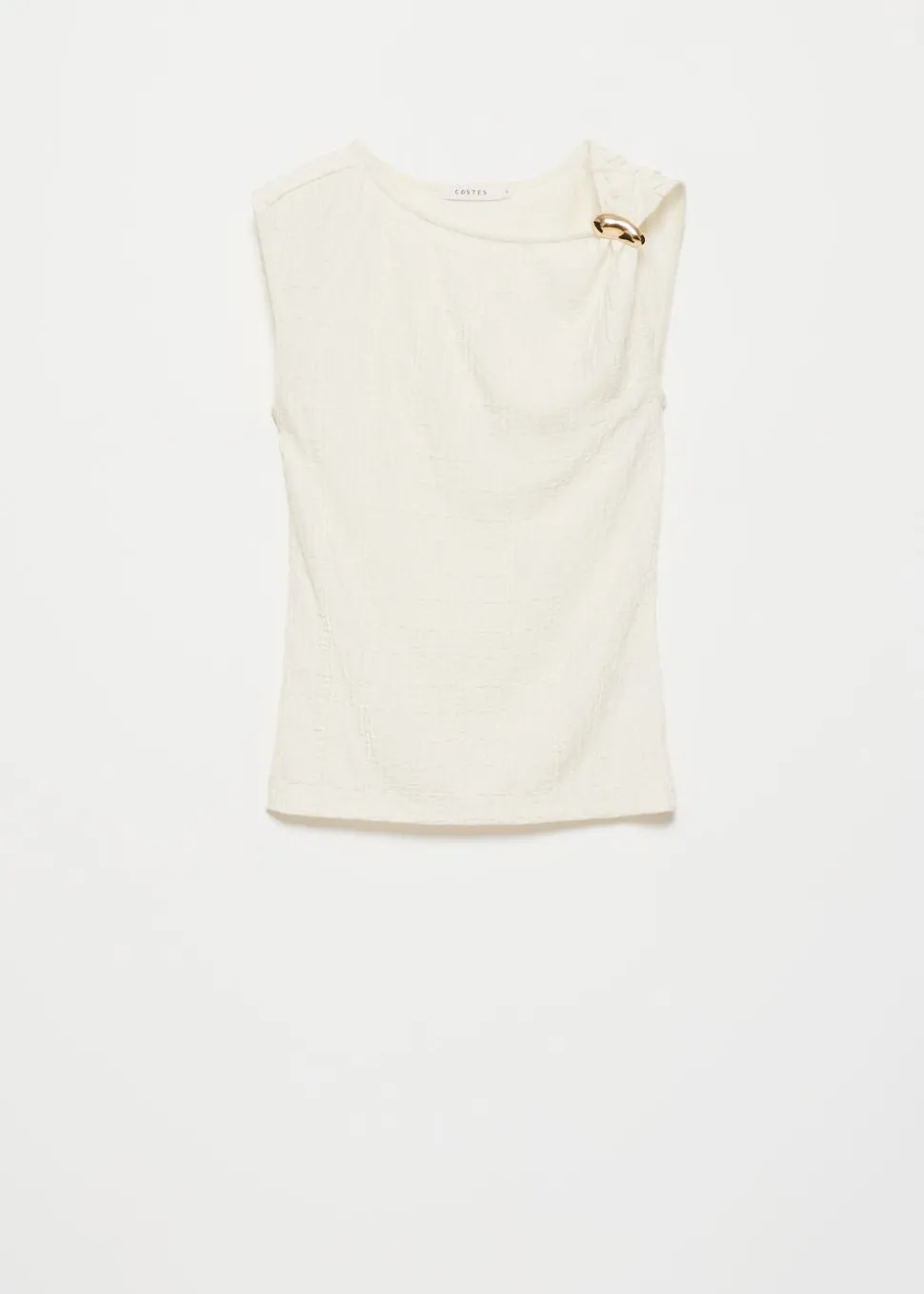 Asymmetrische top met detail