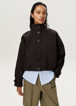 Balloon funnel trenchcoat