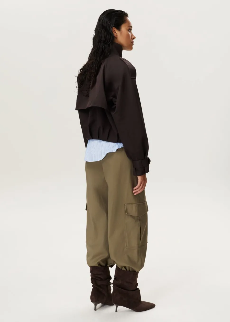 Balloon funnel trenchcoat