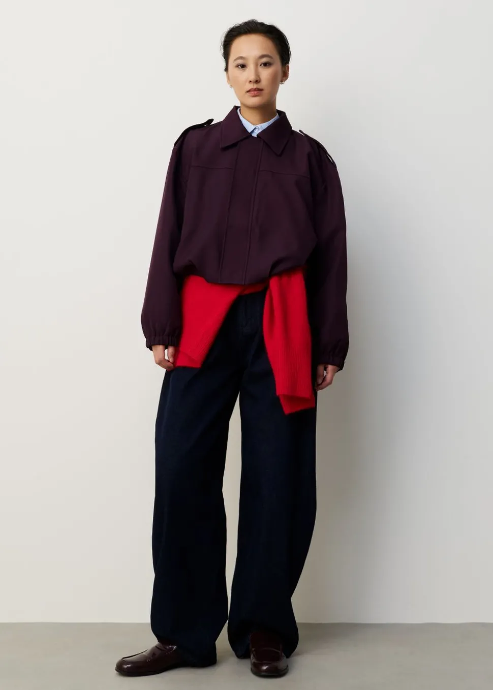 Balloon plooi jacket