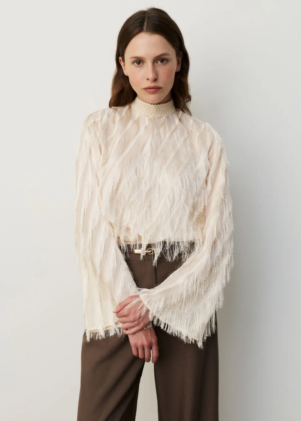 Blouse met franjes