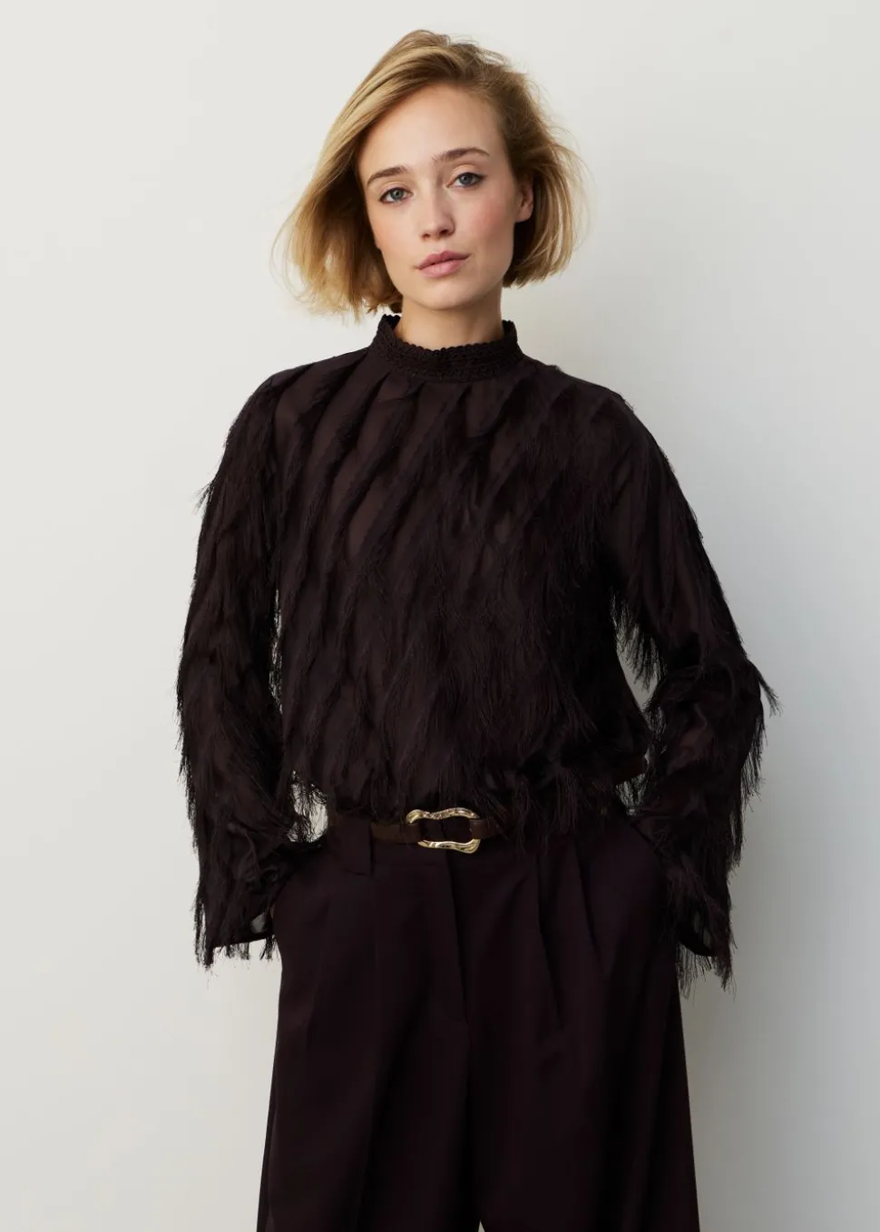 Blouse met franjes