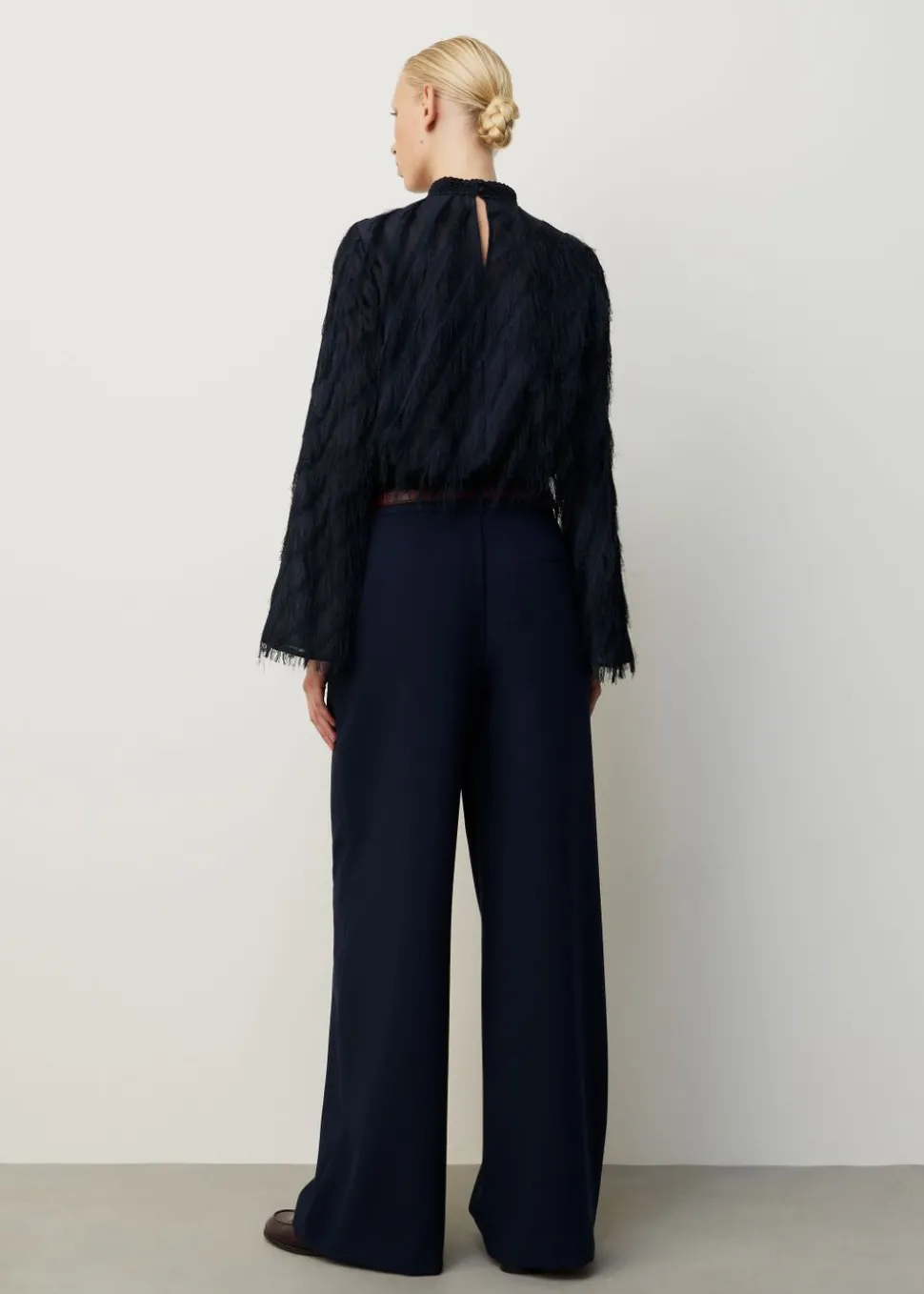 Blouse met franjes