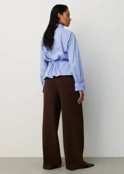 Blouse met gesmokte taille