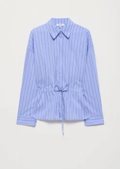 Blouse met gesmokte taille