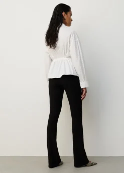 Blouse met gesmokte taille