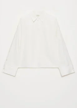 Blouse met knoopdetails