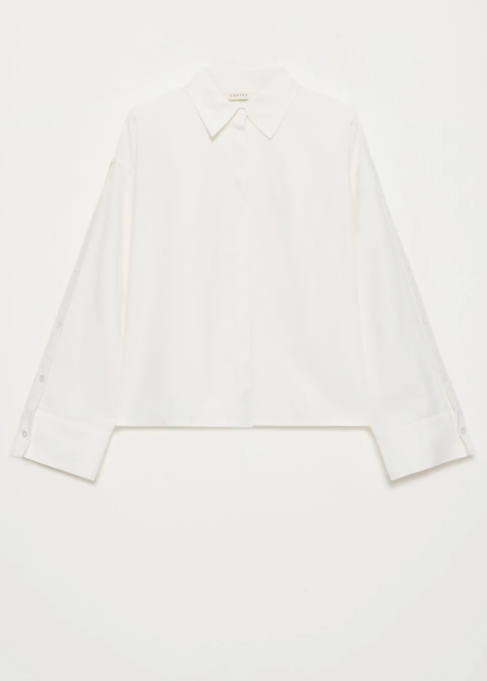 Blouse met knoopdetails