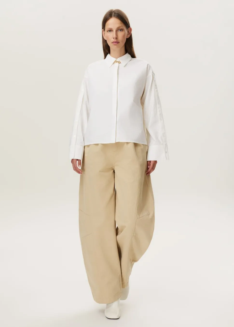 Blouse met knoopdetails