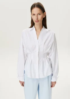 Blouse met plooien