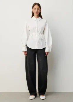 Blouse met volumineuze mouwen