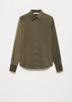 Blouse satijnen look
