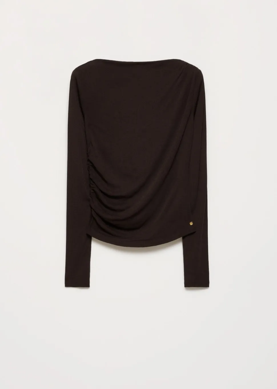 Boat neck longsleeve t-shirt