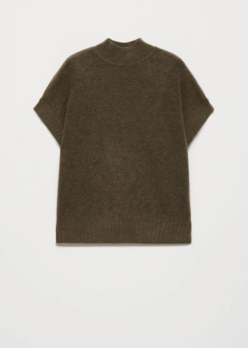 Cap sleeve gebreide trui