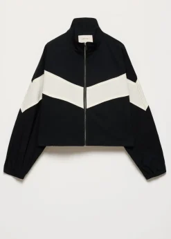 Contrast track jacket