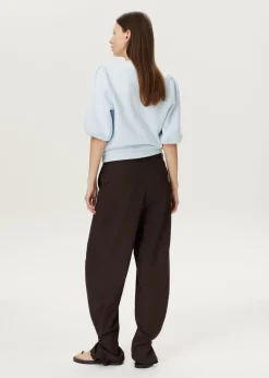 Damessweater met pofmouwen