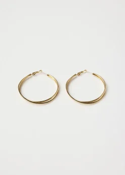 Double hoops oorbellen