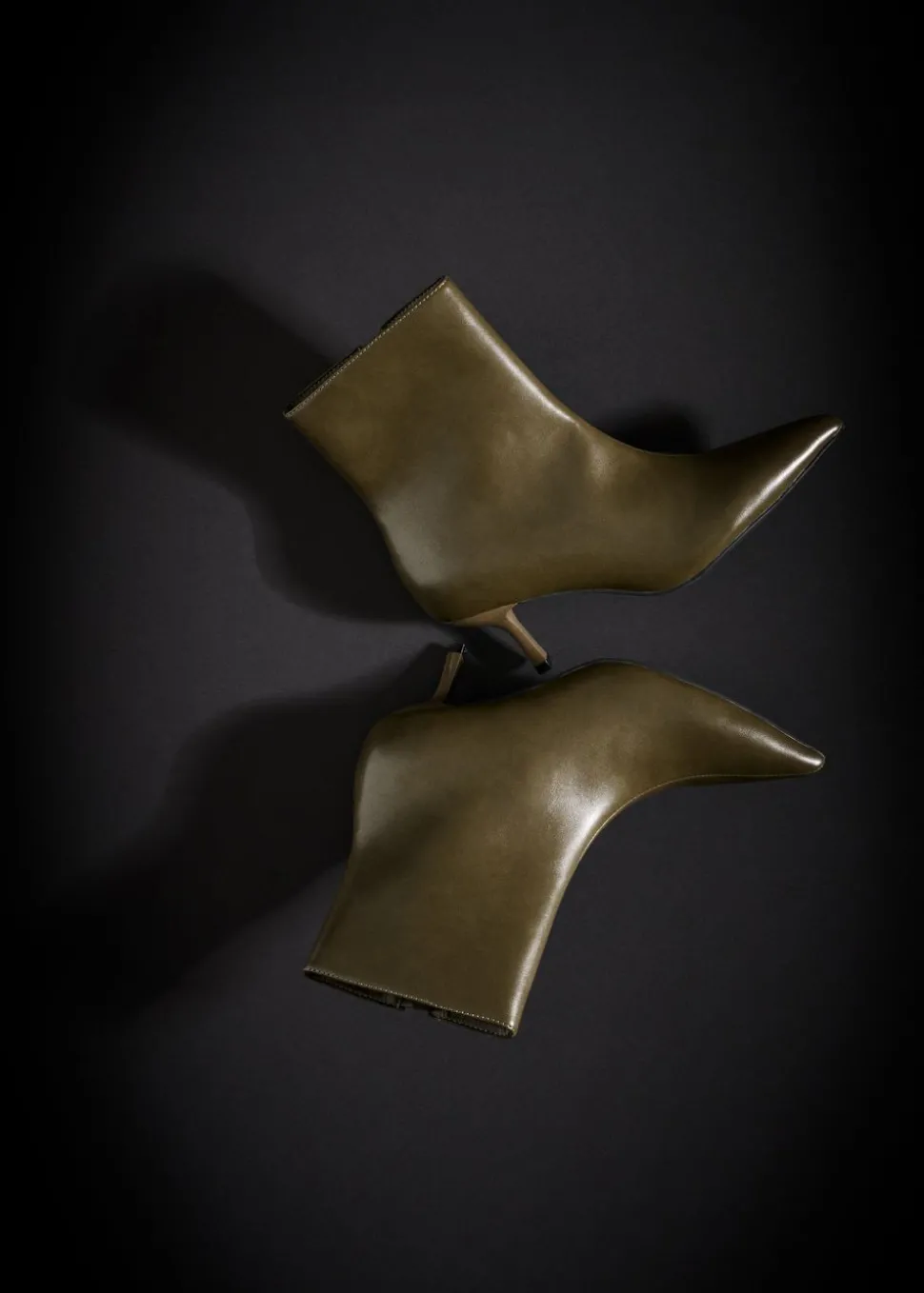 Enkellaars met kitten heel