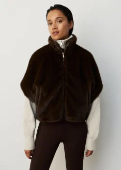 Faux fur gilet