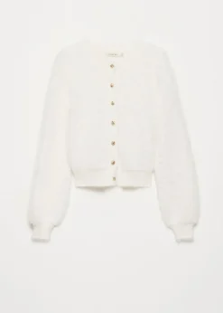 Fluffy oversized vest