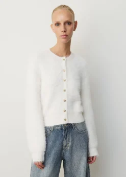 Fluffy oversized vest