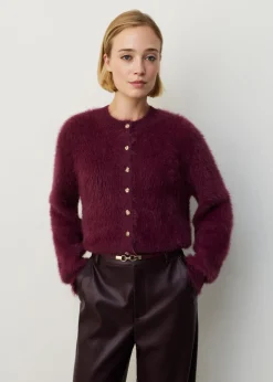 Fluffy oversized vest