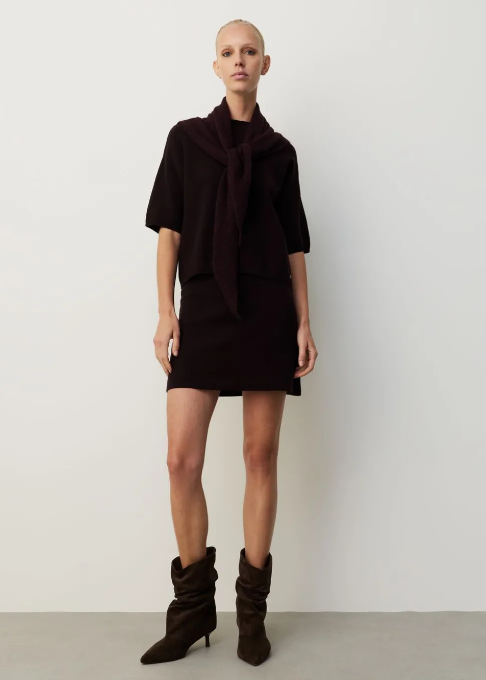 Gebreide basic rok