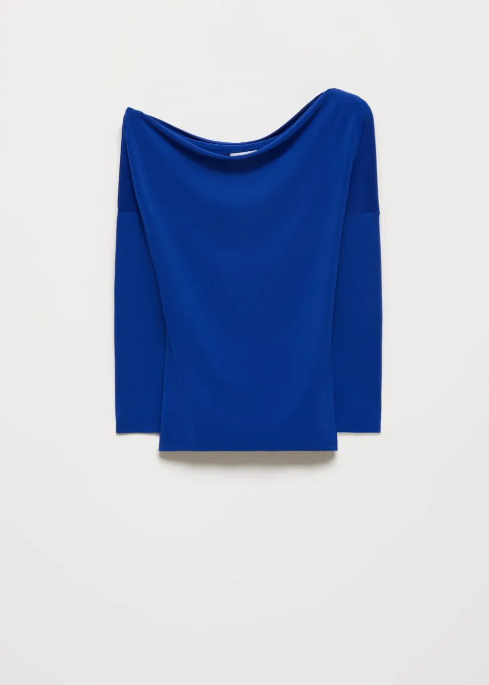 Gedrapeerd offshoulder t-shirt