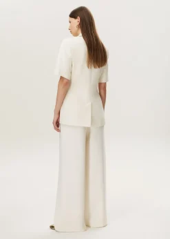 Getailleerde blazer met korte mouwen
