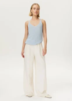 Glitter singlet met v-hals