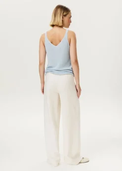 Glitter singlet met v-hals