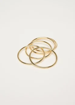 Gouden bangle set