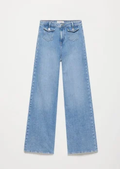 JAZZ - Front pocket wide leg jeans