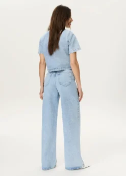 JAZZ - high rise wide leg horse bit jeans