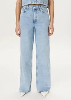 JAZZ - high rise wide leg horse bit jeans
