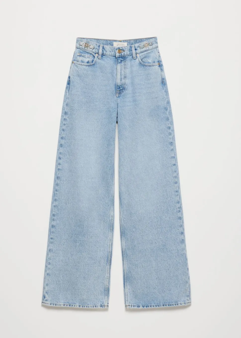 JAZZ - high rise wide leg horse bit jeans