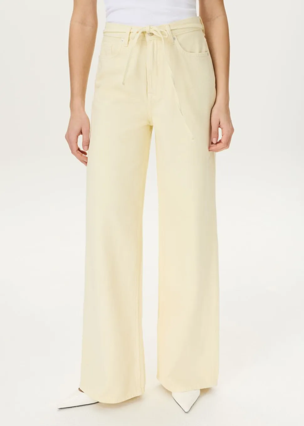 JAZZ - Wide leg jeans met koord