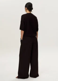 Jersey plooi pantalon
