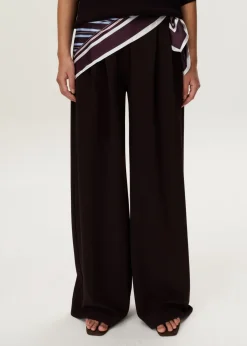 Jersey plooi pantalon