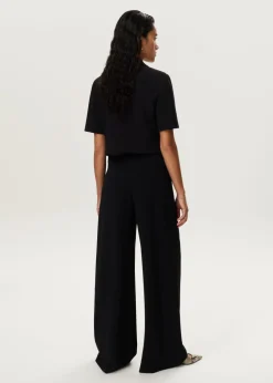 Jersey plooi pantalon