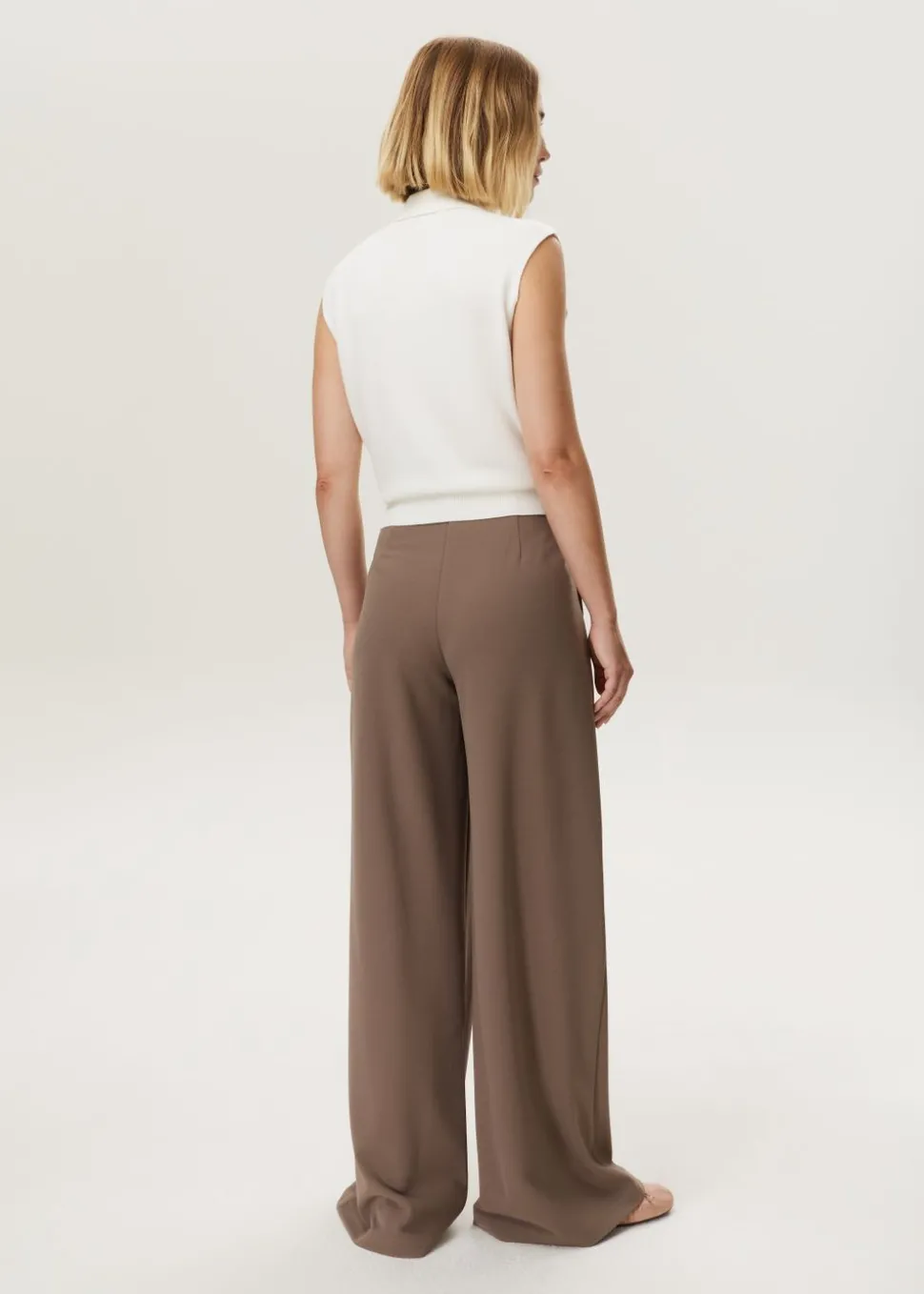 Jersey plooi pantalon
