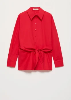 Knotted blouse