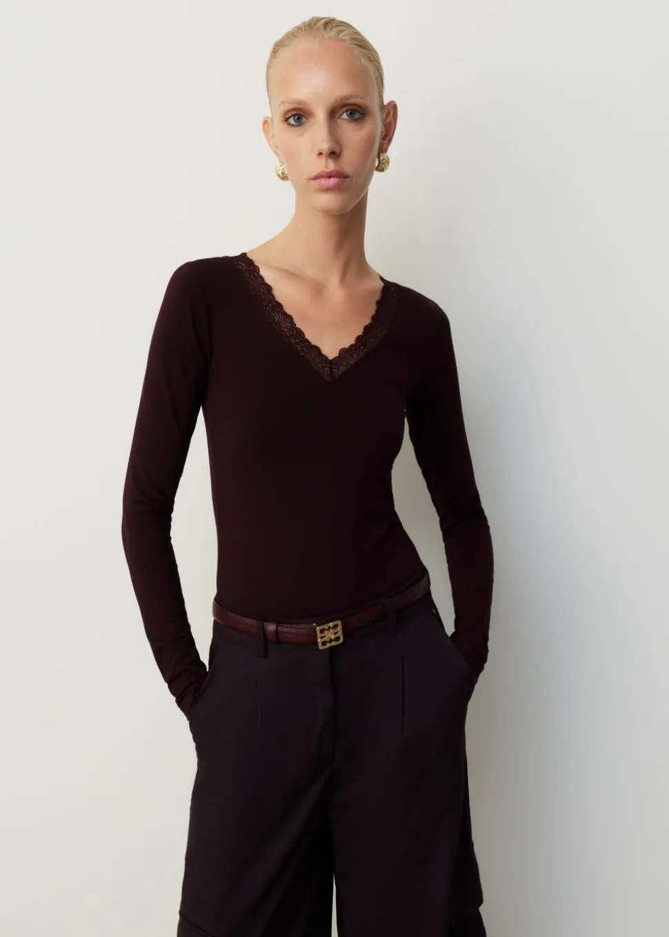 Longsleeve met kant