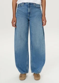 LUX - high rise barrel jeans