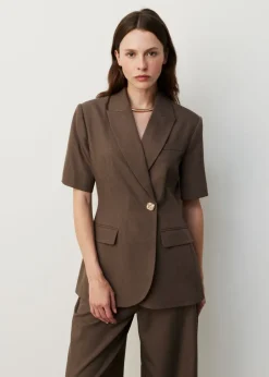 Melange blazer