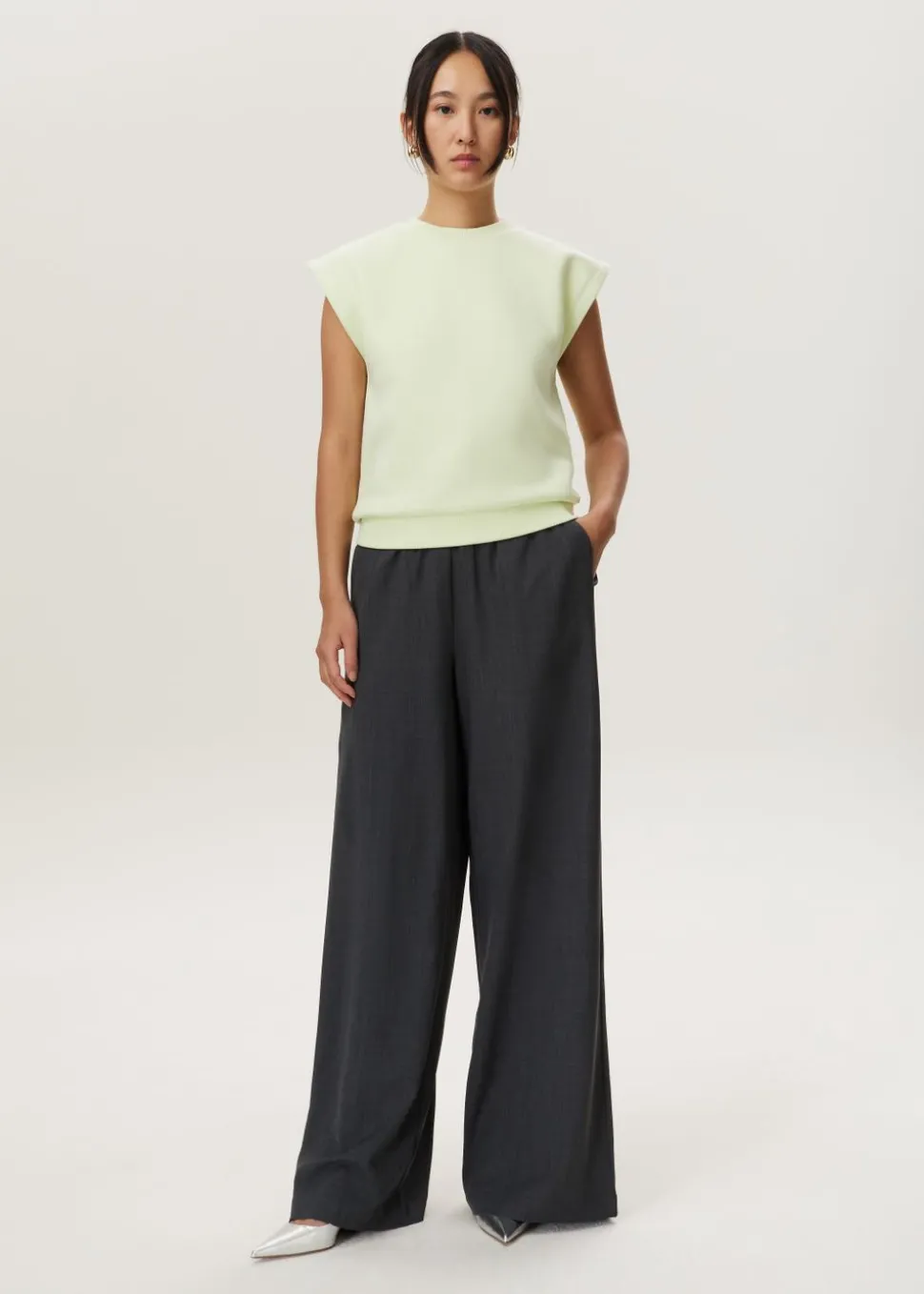 Melange cord pantalon