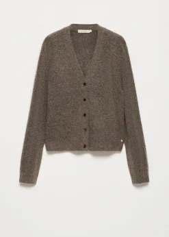 Melange V-hals vest