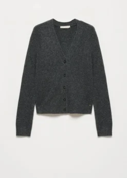 Melange V-hals vest