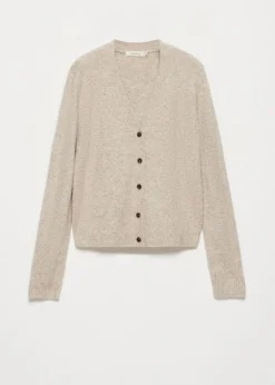 Melange V-hals vest
